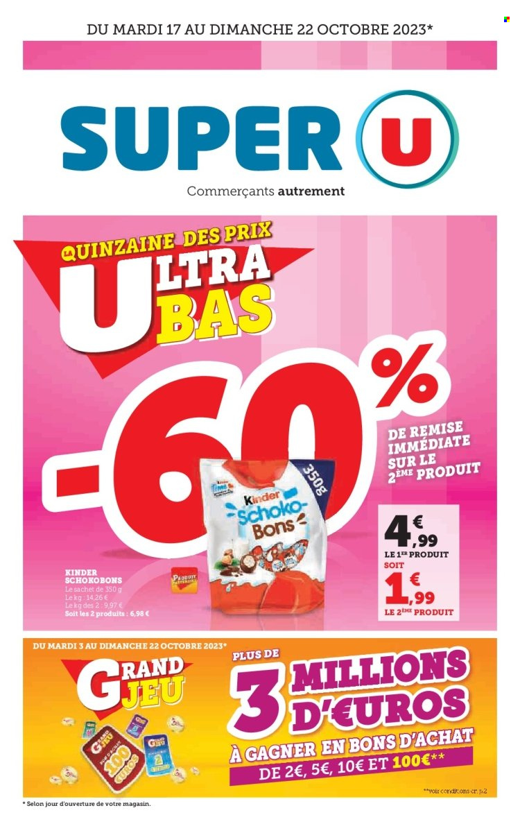 Catalogue SUPER U - 17/10/2023 - 22/10/2023. Page 1