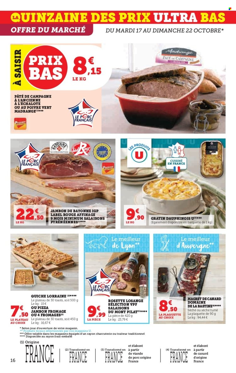 Catalogue SUPER U - 17/10/2023 - 22/10/2023. Page 16