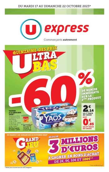 Catalogue U express - 17/10/2023 - 22/10/2023.