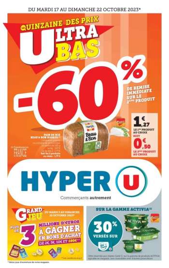 Catalogue HYPER U - 17/10/2023 - 22/10/2023.