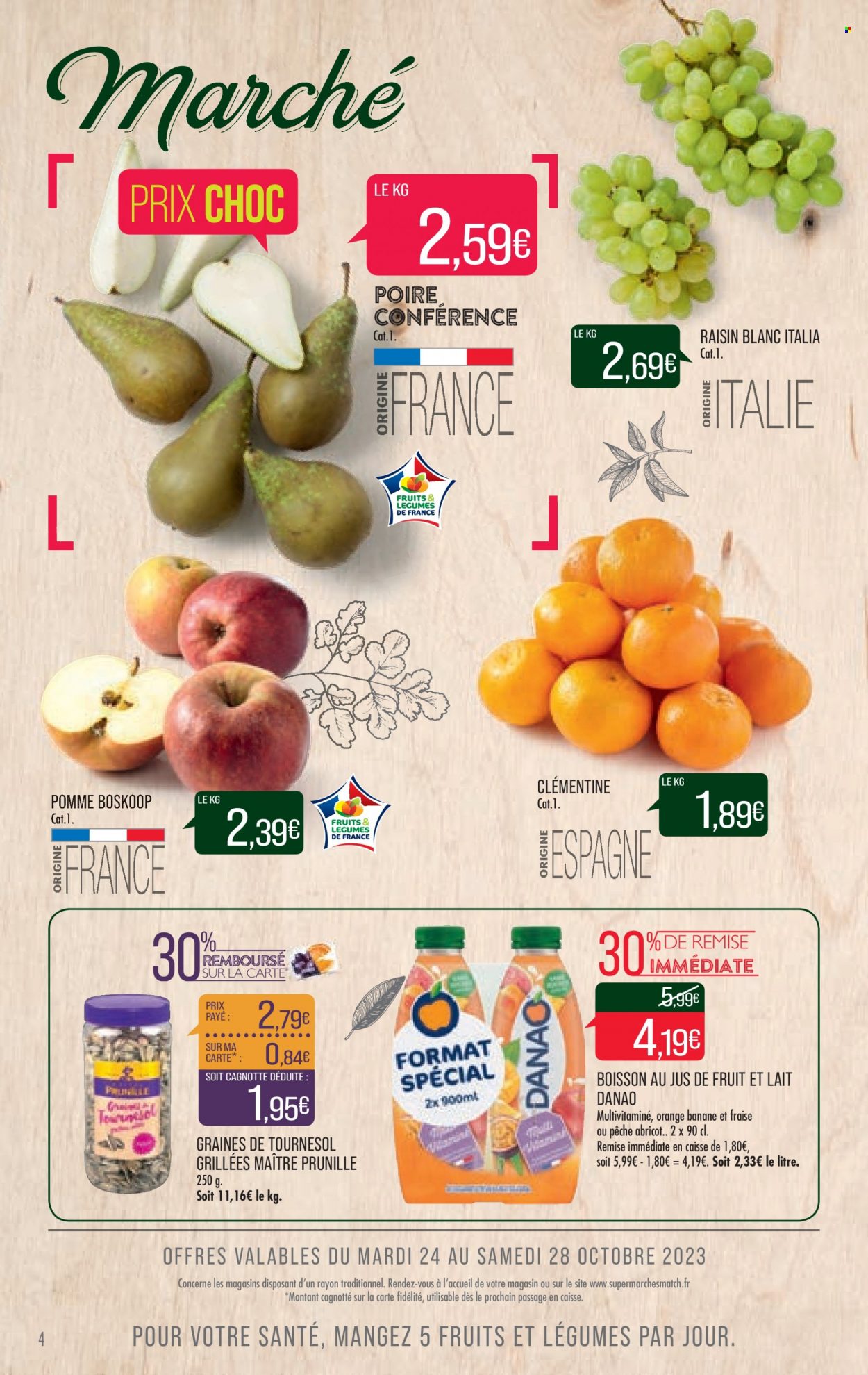 Catalogue Supermarché Match - 24/10/2023 - 05/11/2023. Page 4