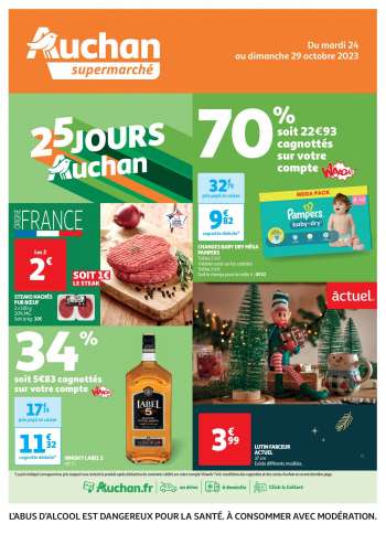 Catalogue Auchan - 24/10/2023 - 29/10/2023.