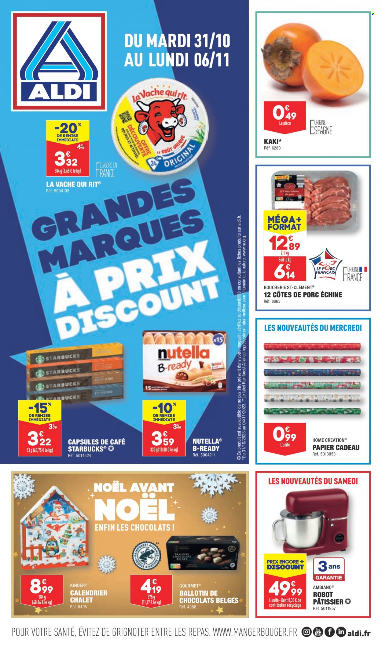 Catalogue ALDI - 31/10/2023 - 06/11/2023. Page 1