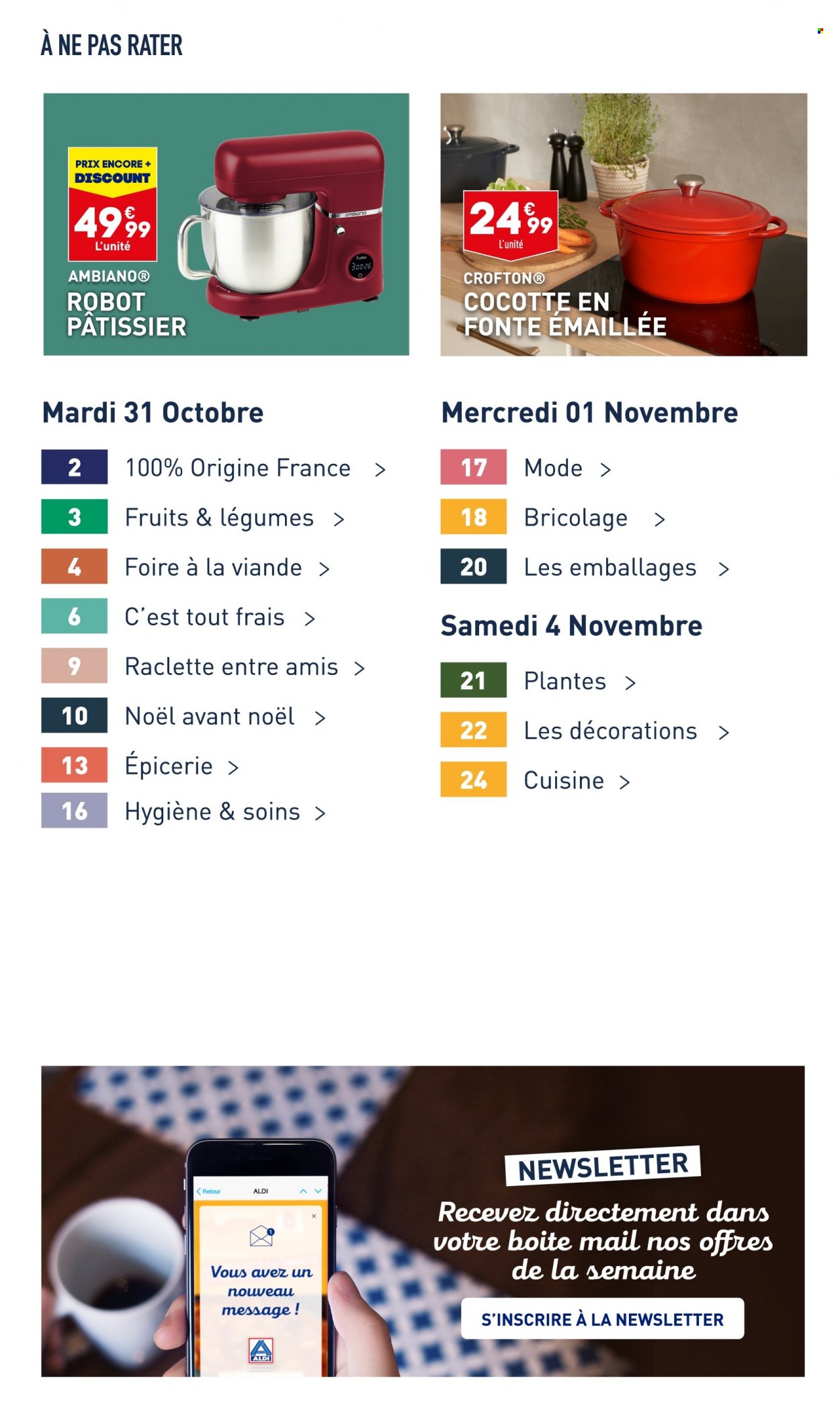 Catalogue ALDI - 31/10/2023 - 06/11/2023. Page 3