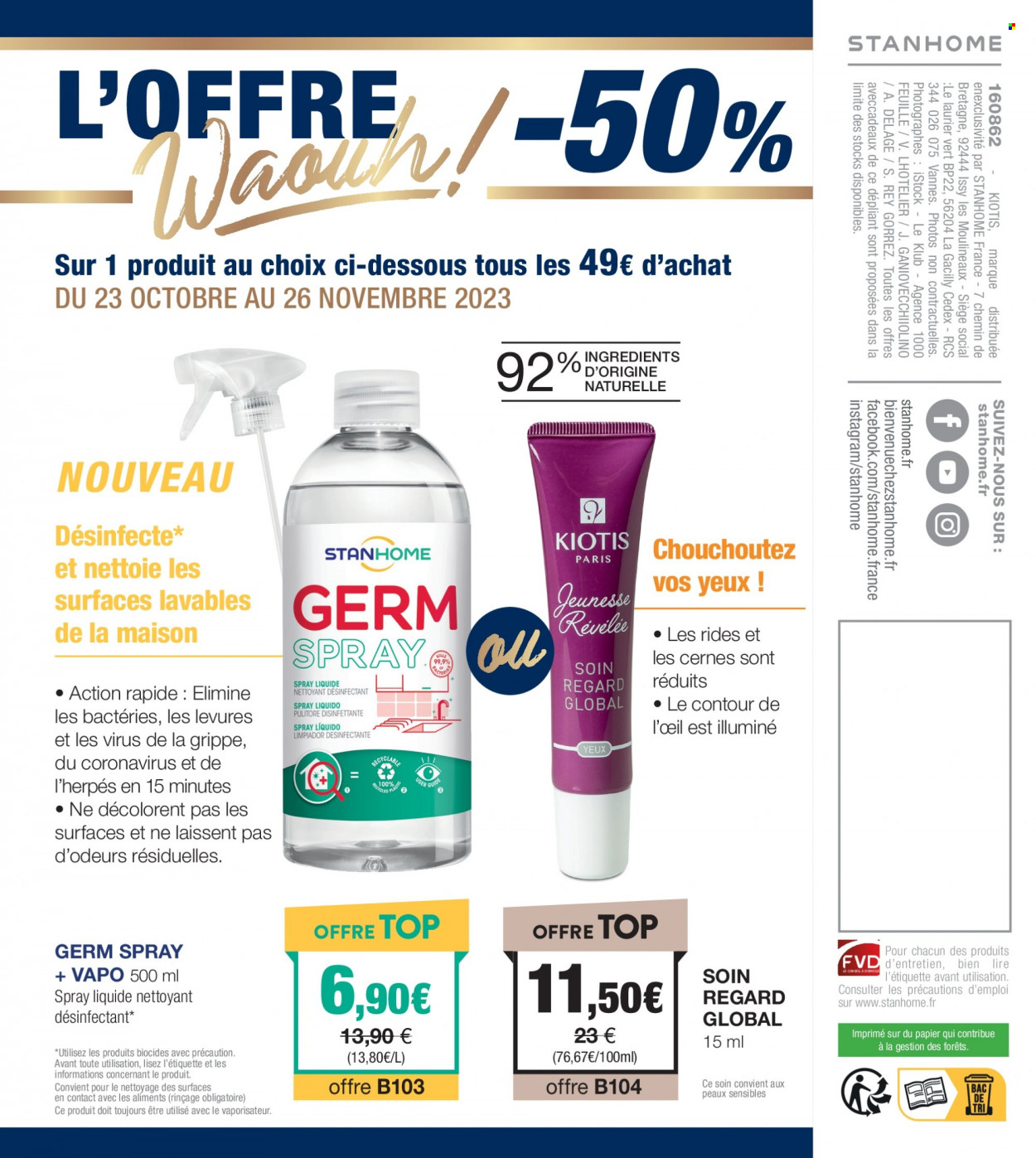 Catalogue Stanhome - 23/10/2023 - 26/11/2023. Page 84