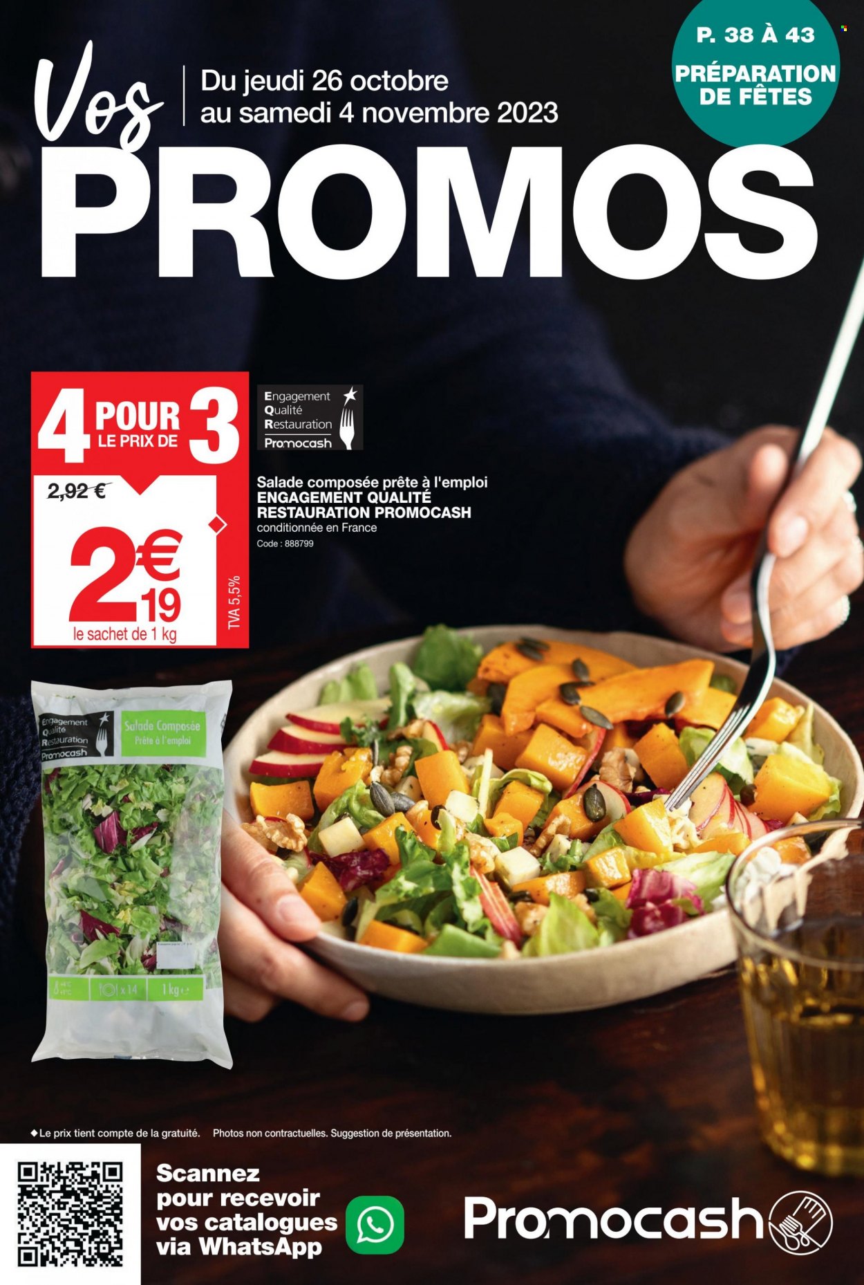 Catalogue Promocash - 26/10/2023 - 04/11/2023. Page 1