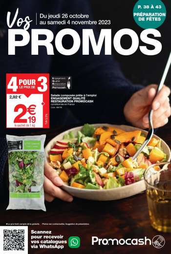 Catalogue Promocash - 26/10/2023 - 04/11/2023.