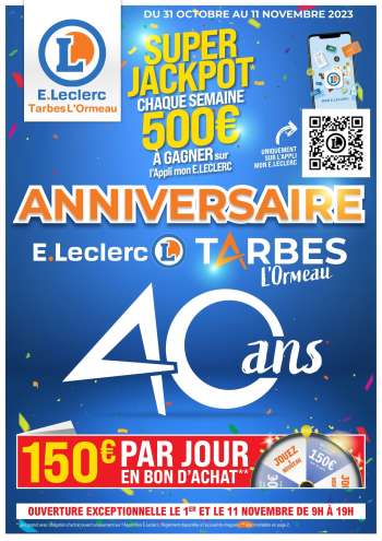 Catalogue E.Leclerc - 31/10/2023 - 11/11/2023.