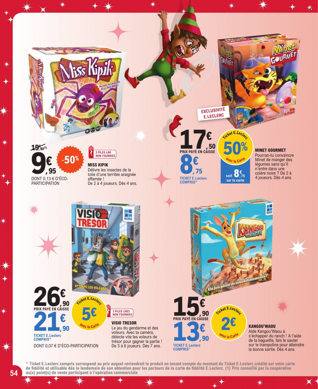 Catalogue E.Leclerc - 31/10/2023 - 09/12/2023. Page 54