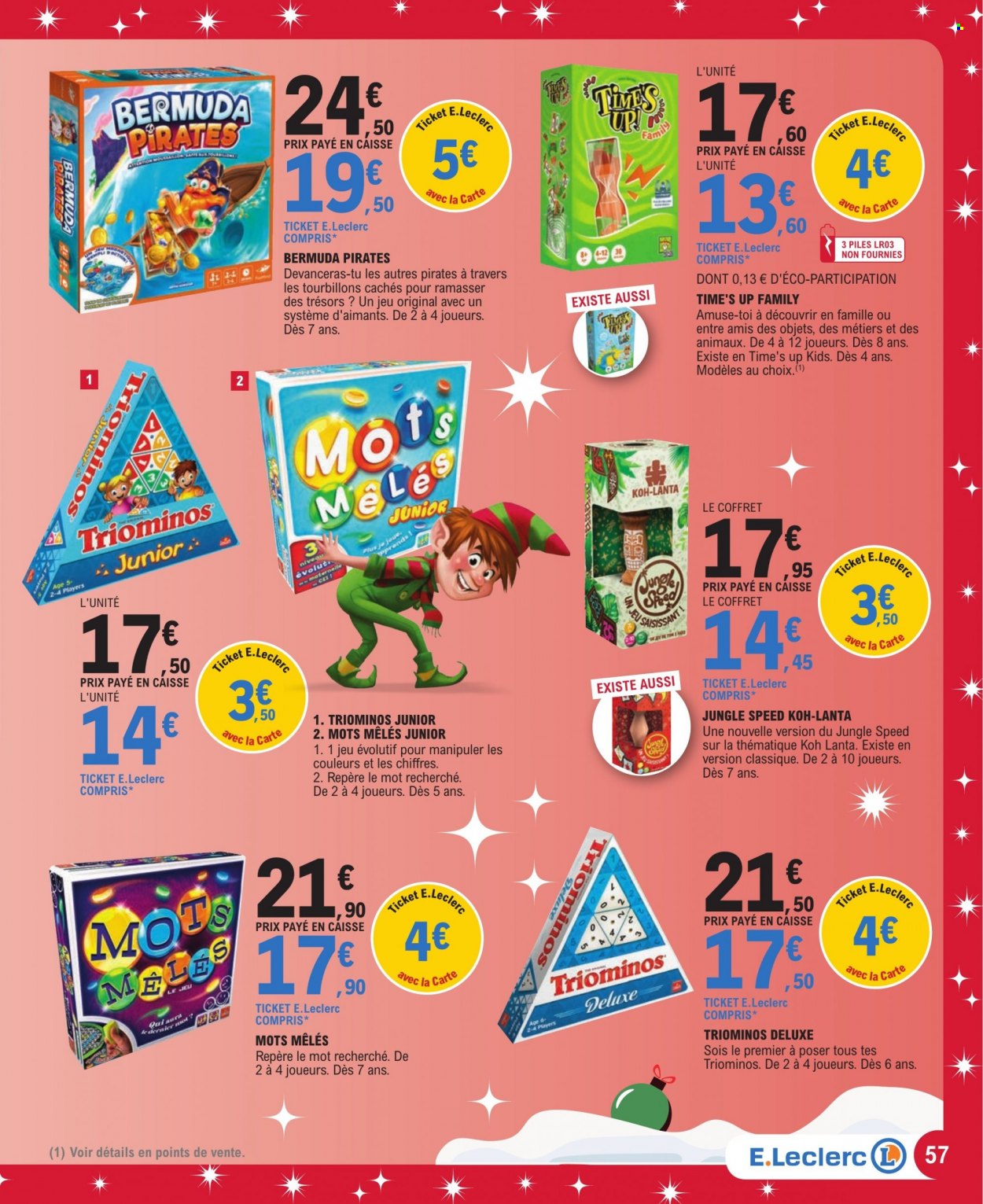 Catalogue E.Leclerc - 31/10/2023 - 09/12/2023. Page 57