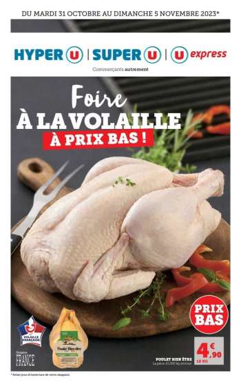 Catalogue Magasins U - 31/10/2023 - 05/11/2023.