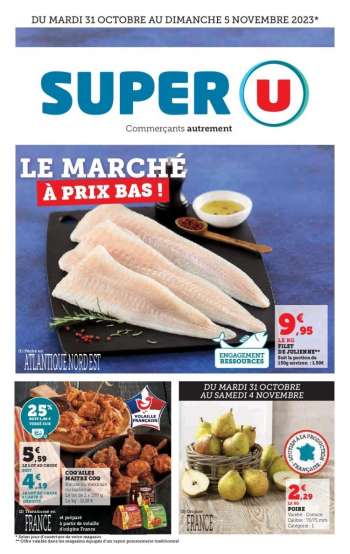 Catalogue SUPER U - 31/10/2023 - 05/11/2023.