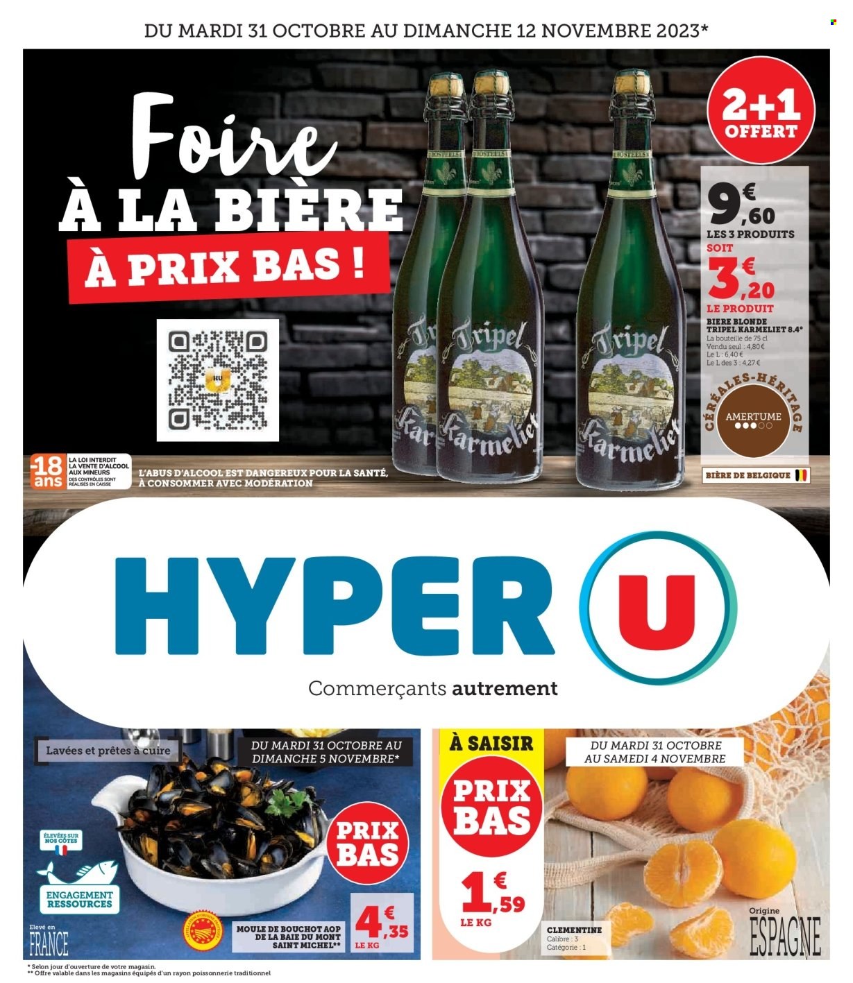 Catalogue HYPER U - 31/10/2023 - 12/11/2023. Page 1