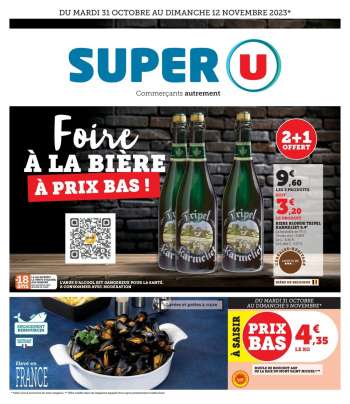 Catalogue SUPER U - 31/10/2023 - 12/11/2023.
