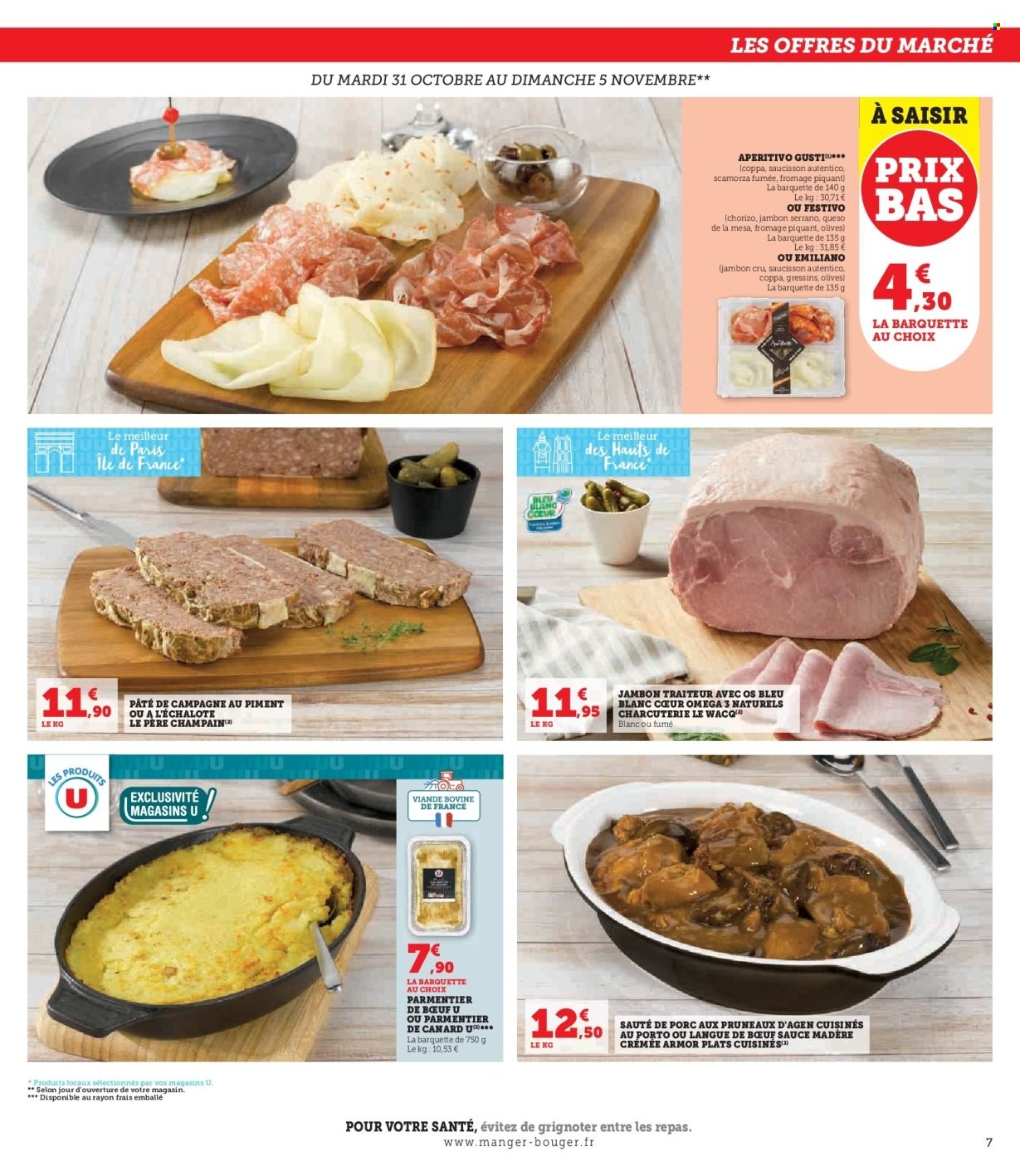 Catalogue SUPER U - 31/10/2023 - 12/11/2023. Page 7