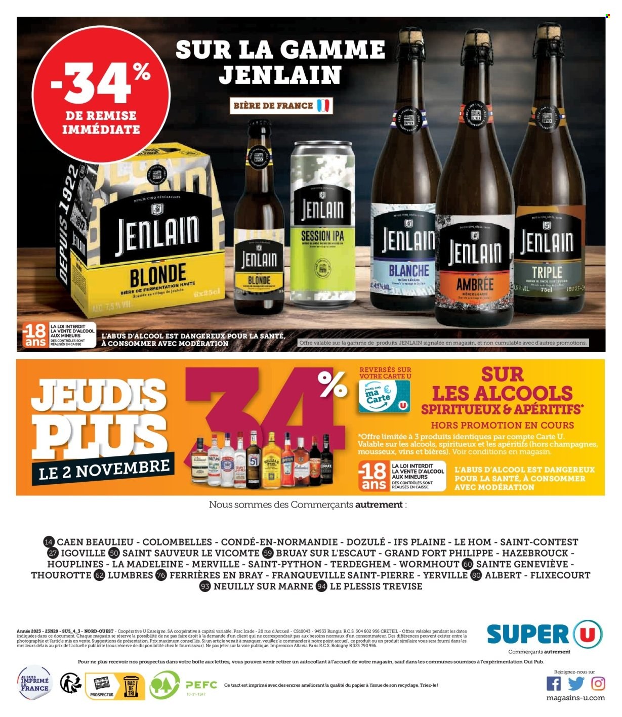 Catalogue SUPER U - 31/10/2023 - 12/11/2023. Page 12