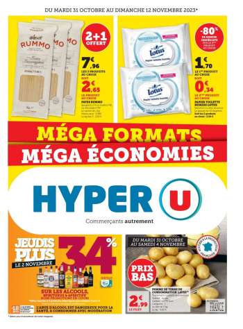 Catalogue HYPER U - 31/10/2023 - 12/11/2023.
