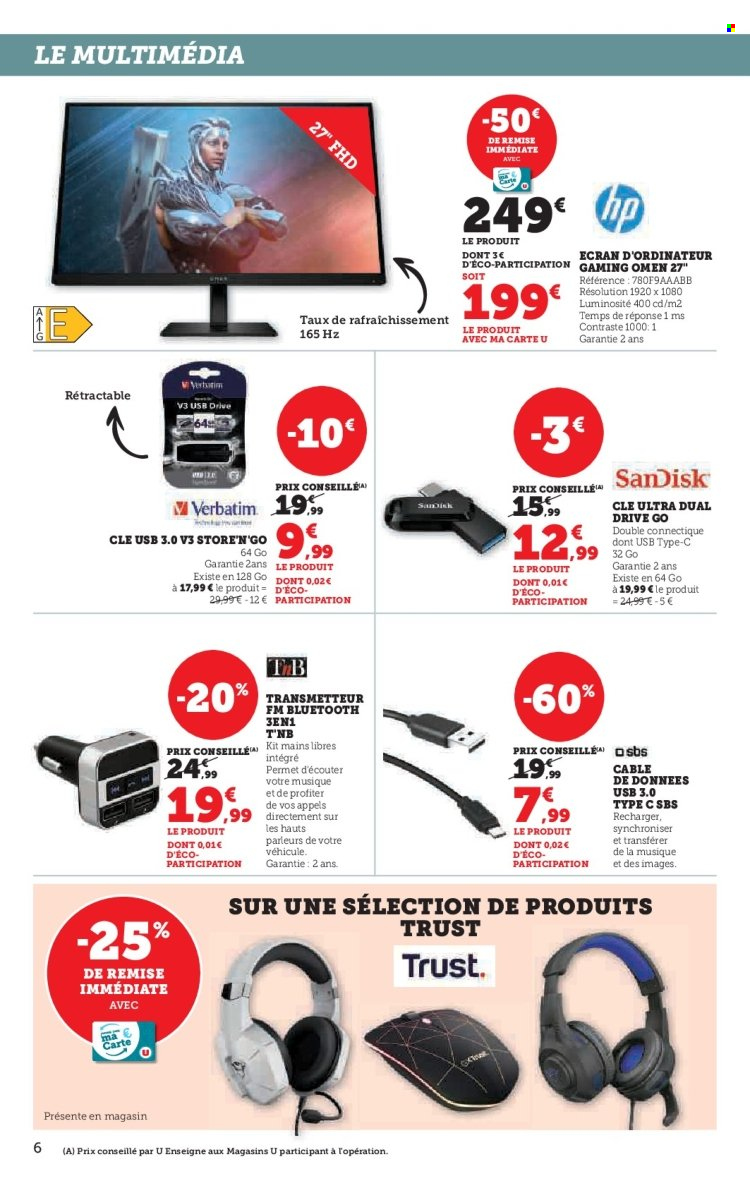 Catalogue SUPER U - 31/10/2023 - 12/11/2023. Page 6