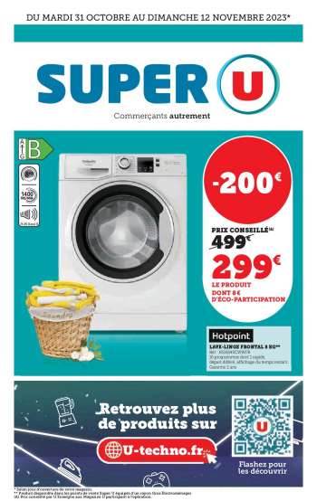 Catalogue SUPER U - 31/10/2023 - 12/11/2023.