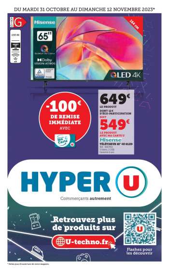 Catalogue HYPER U - 31/10/2023 - 12/11/2023.