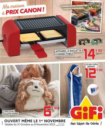 Catalogue GiFi - 31/10/2023 - 08/11/2023.