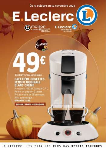 Catalogue E.Leclerc - 31/10/2023 - 12/11/2023.