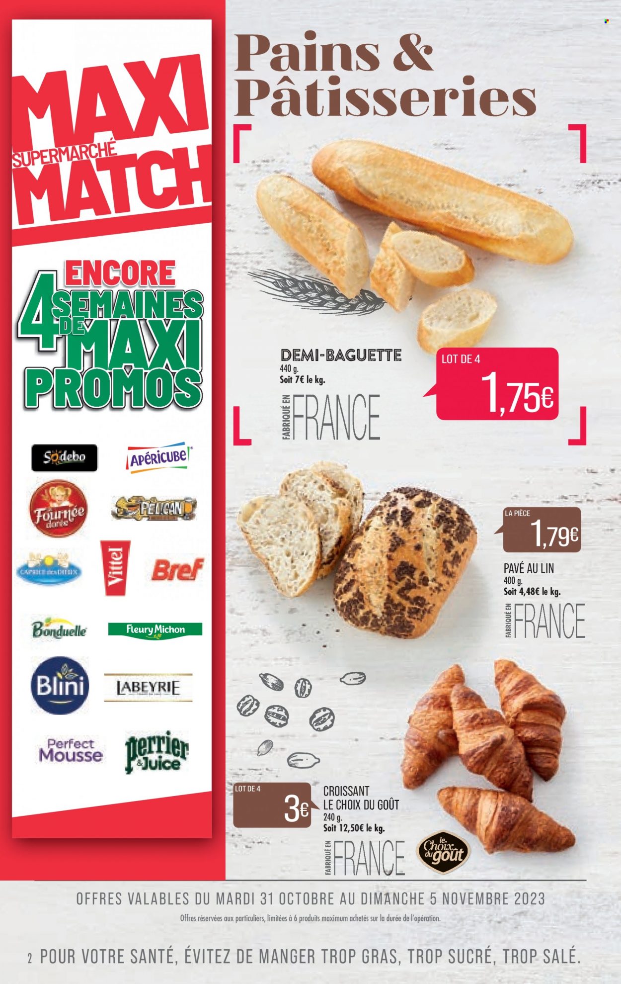 Catalogue Supermarché Match - 31/10/2023 - 12/11/2023. Page 6