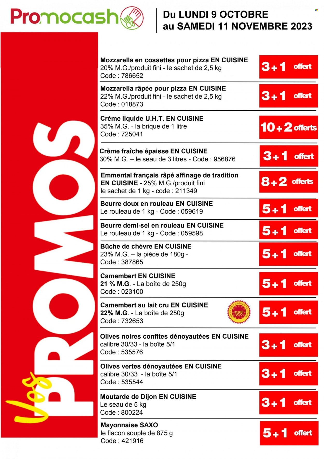Catalogue Promocash - 09/11/2023 - 11/11/2023. Page 1