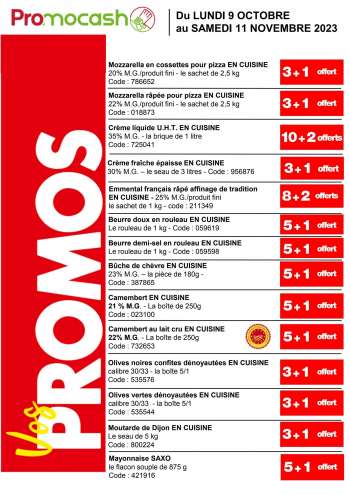 Catalogue Promocash - 09/11/2023 - 11/11/2023.