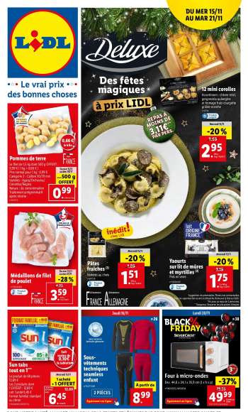 Catalogue Lidl - 15/11/2023 - 21/11/2023.