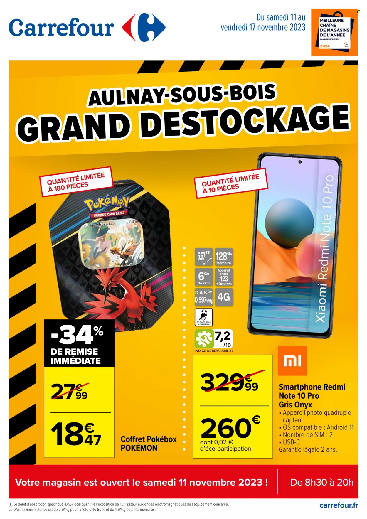 Catalogue Carrefour Hypermarchés - 10/11/2023 - 17/11/2023. Page 1