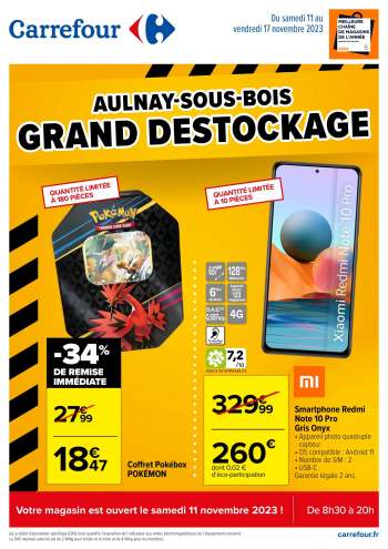 Catalogue Carrefour Hypermarchés - 10/11/2023 - 17/11/2023.