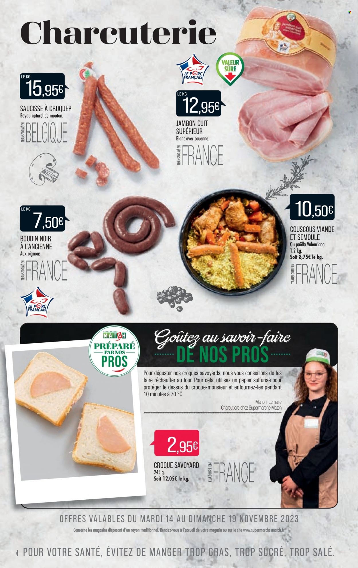 Catalogue Supermarché Match - 14/11/2023 - 26/11/2023. Page 4