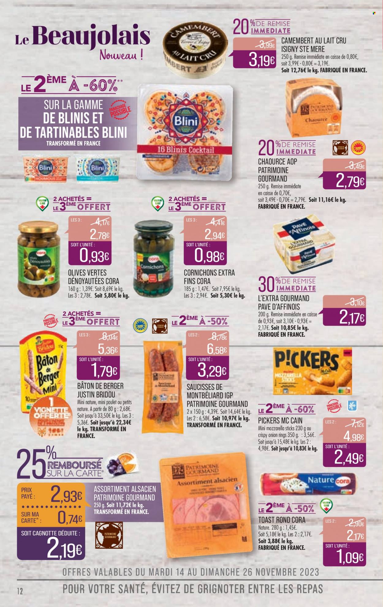 Catalogue Supermarché Match - 14/11/2023 - 26/11/2023. Page 12