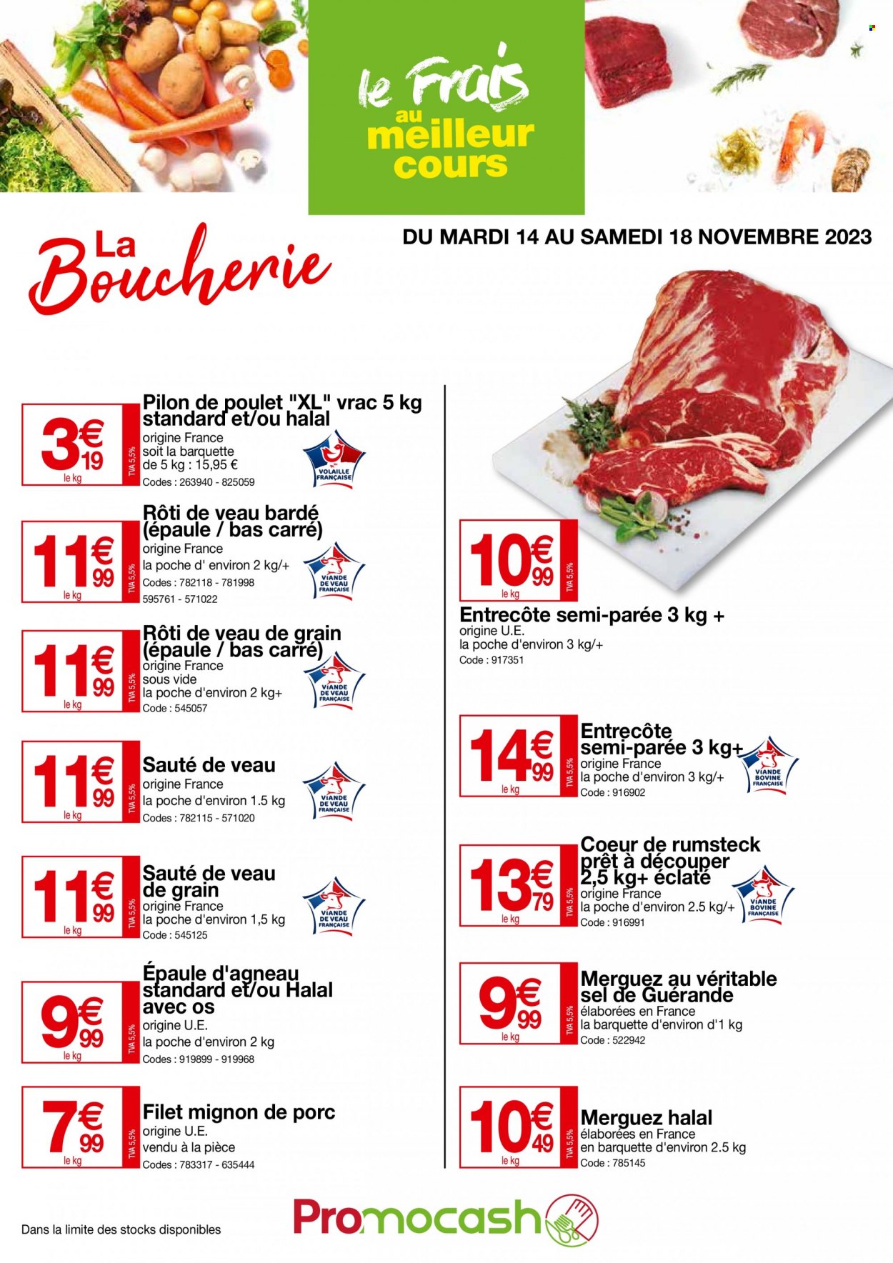 Catalogue Promocash - 14/11/2023 - 18/11/2023. Page 1