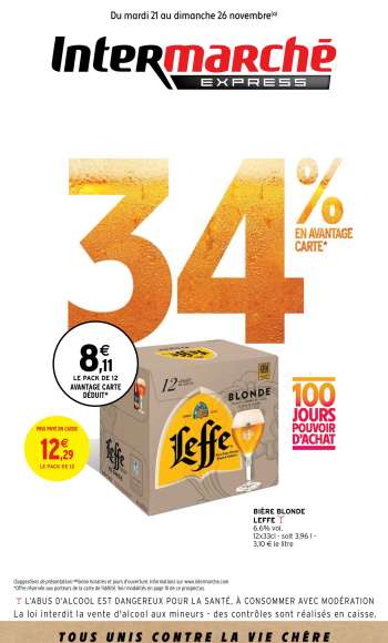 Catalogue Intermarché Express - 21/11/2023 - 26/11/2023.