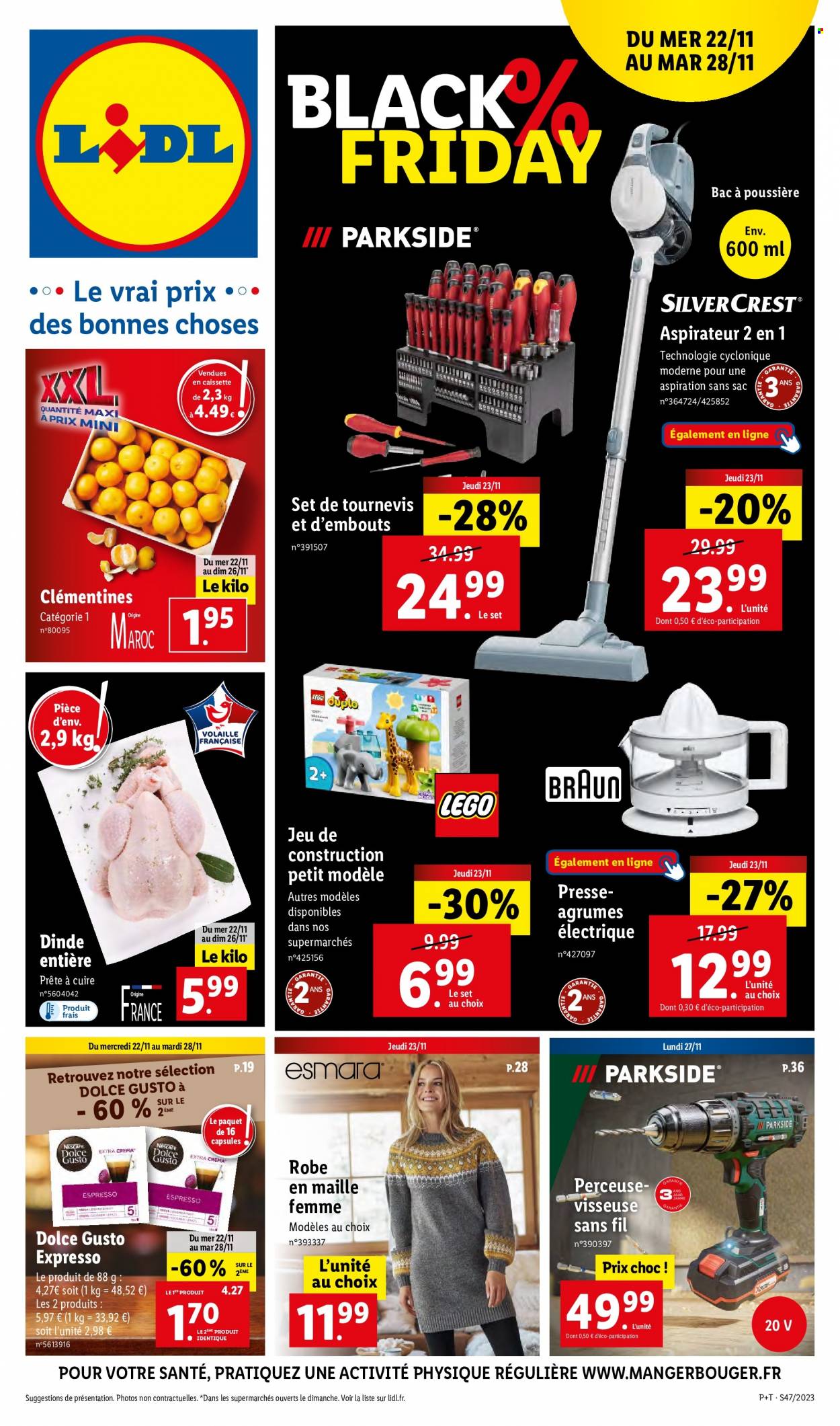 Catalogue Lidl - 22/11/2023 - 28/11/2023. Page 1
