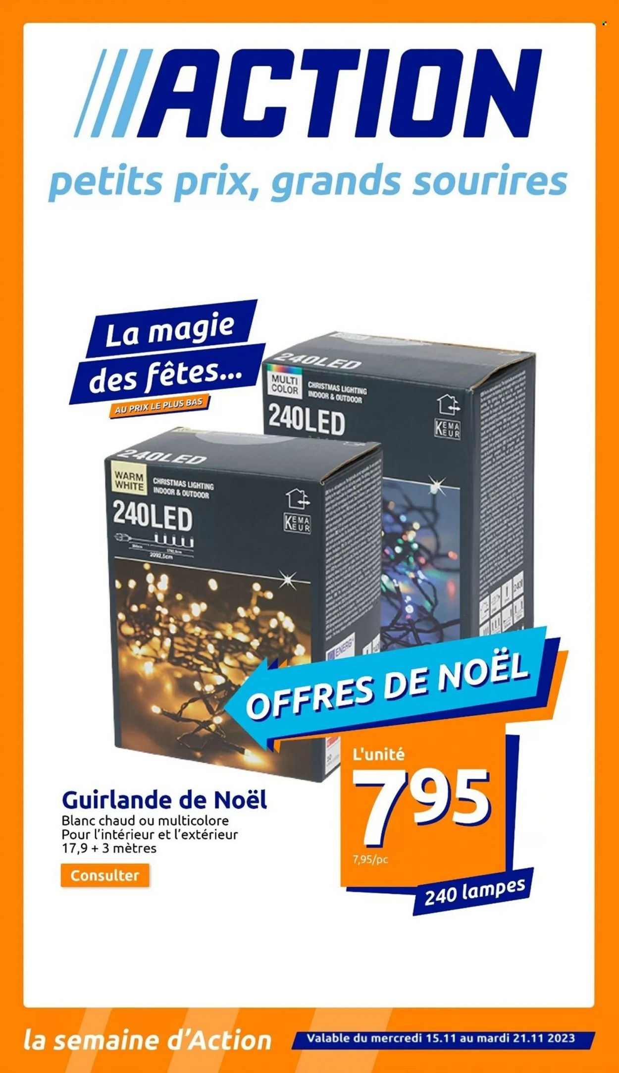 Catalogue Action - 15/11/2023 - 21/11/2023. Page 1