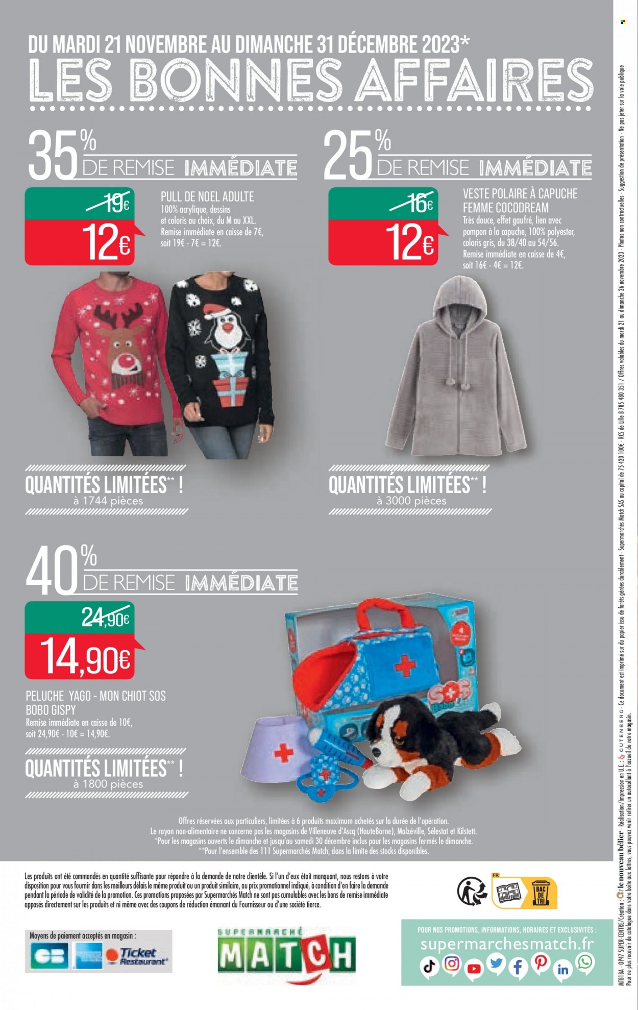 Catalogue Supermarché Match - 21/11/2023 - 26/11/2023. Page 24