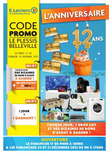 Catalogue E.Leclerc - 21/11/2023 - 26/11/2023.