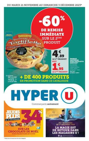 Catalogue HYPER U - 21/11/2023 - 03/12/2023.