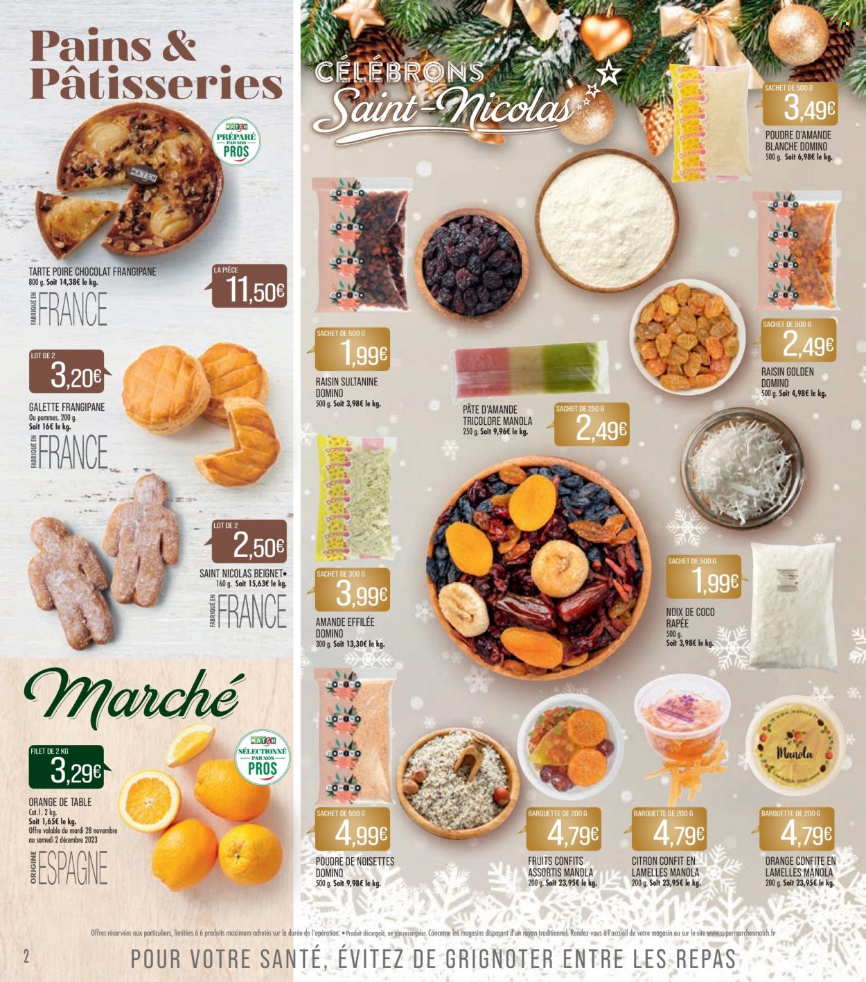 Catalogue Supermarché Match - 28/11/2023 - 10/12/2023. Page 2