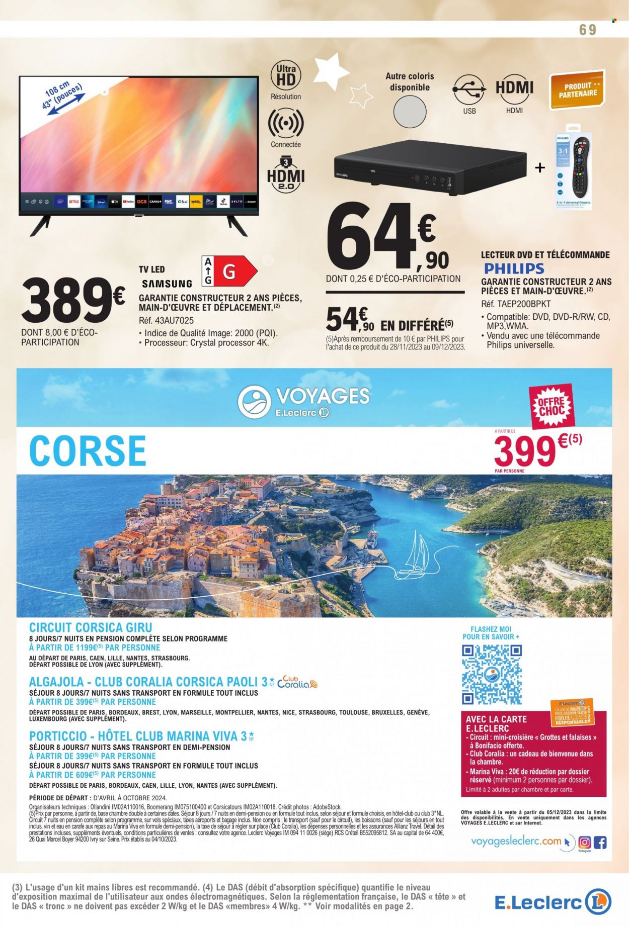Catalogue E.Leclerc - 28/11/2023 - 09/12/2023. Page 69