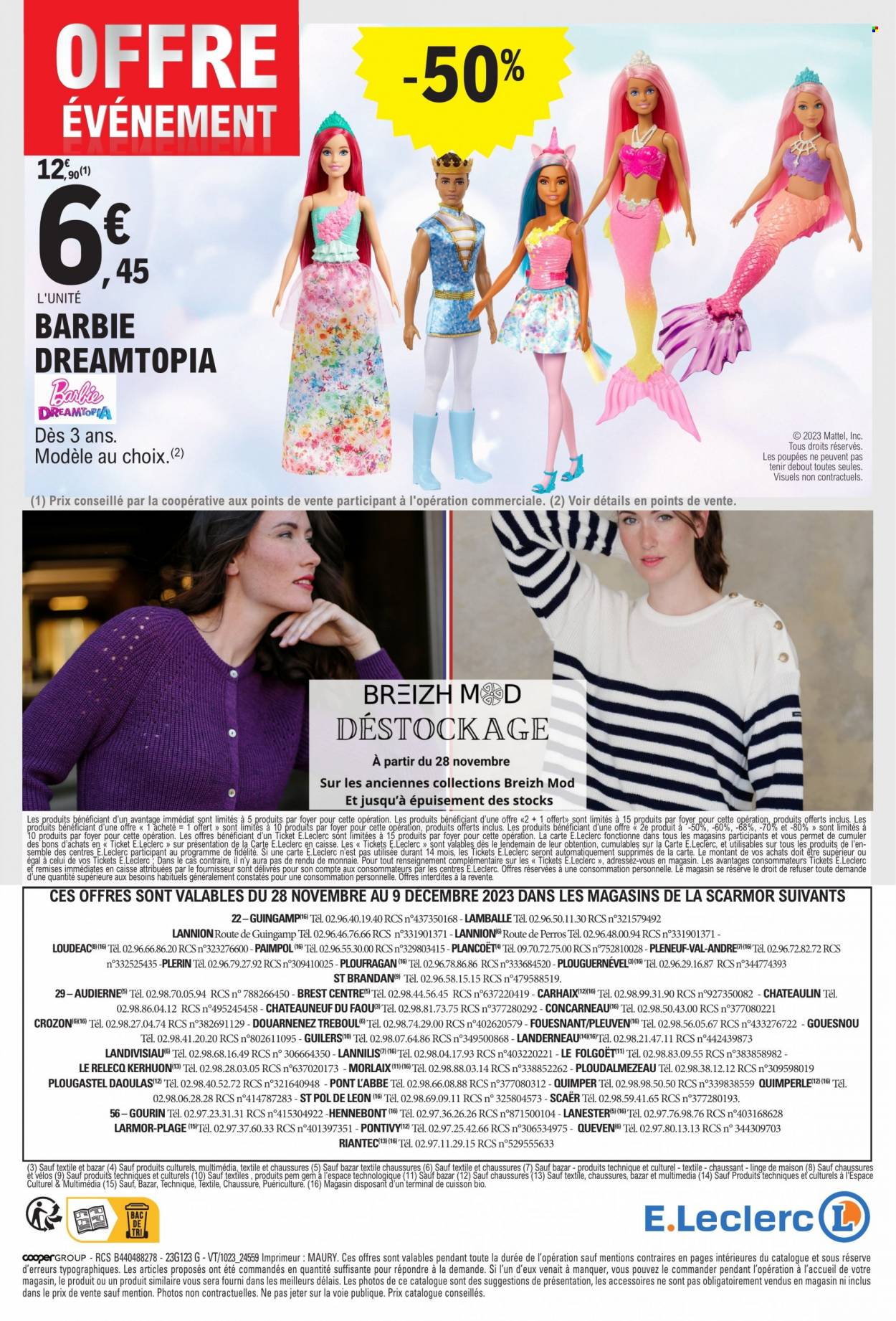 Catalogue E.Leclerc - 28/11/2023 - 09/12/2023. Page 72