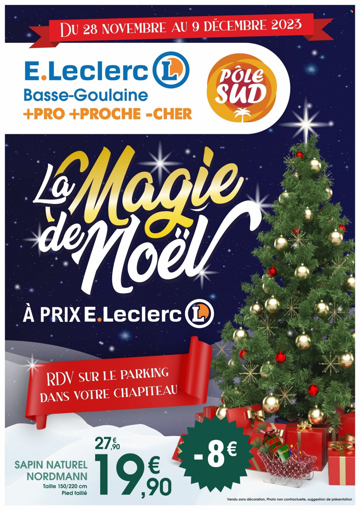 Catalogue E.Leclerc - 28/11/2023 - 09/12/2023. Page 1