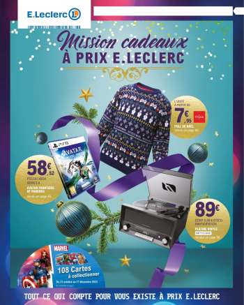 Catalogue E.Leclerc - 28/11/2023 - 09/12/2023.