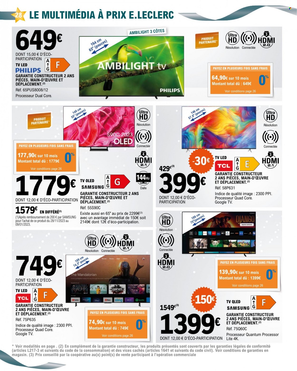 Catalogue E.Leclerc - 28/11/2023 - 09/12/2023. Page 28