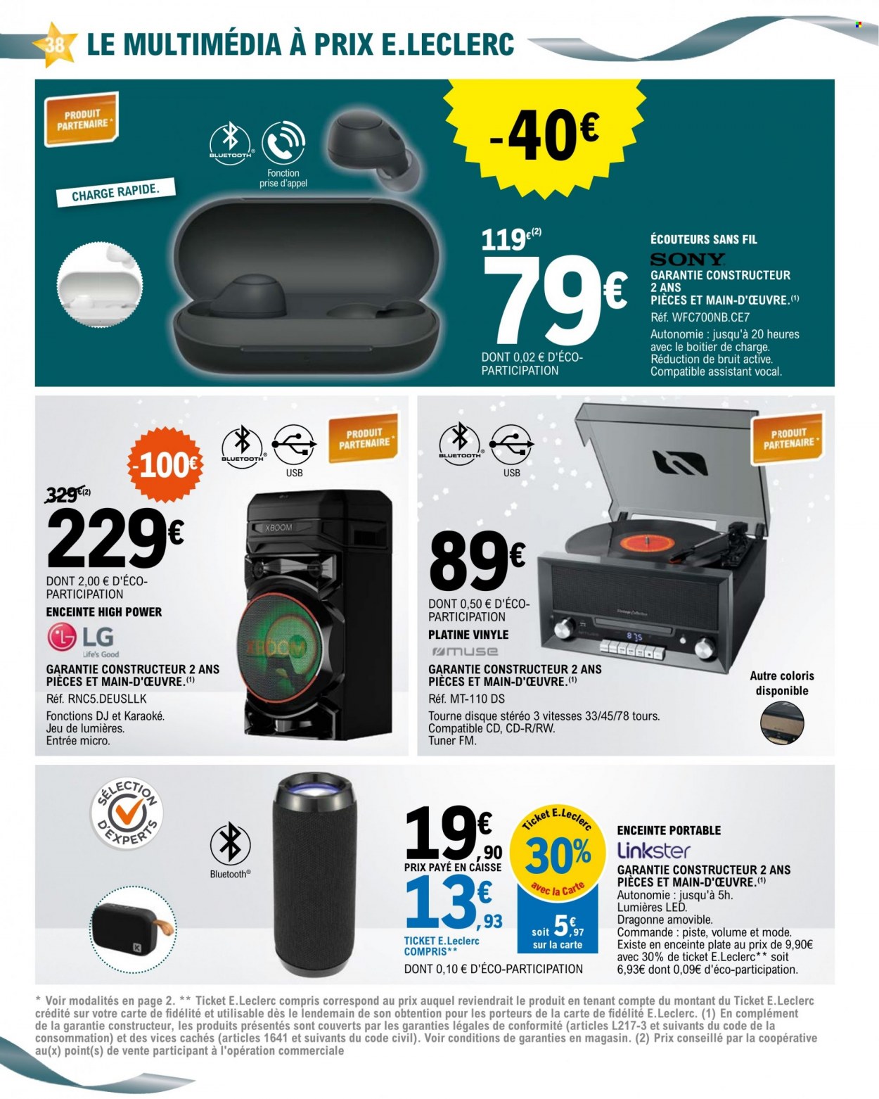 Catalogue E.Leclerc - 28/11/2023 - 09/12/2023. Page 38