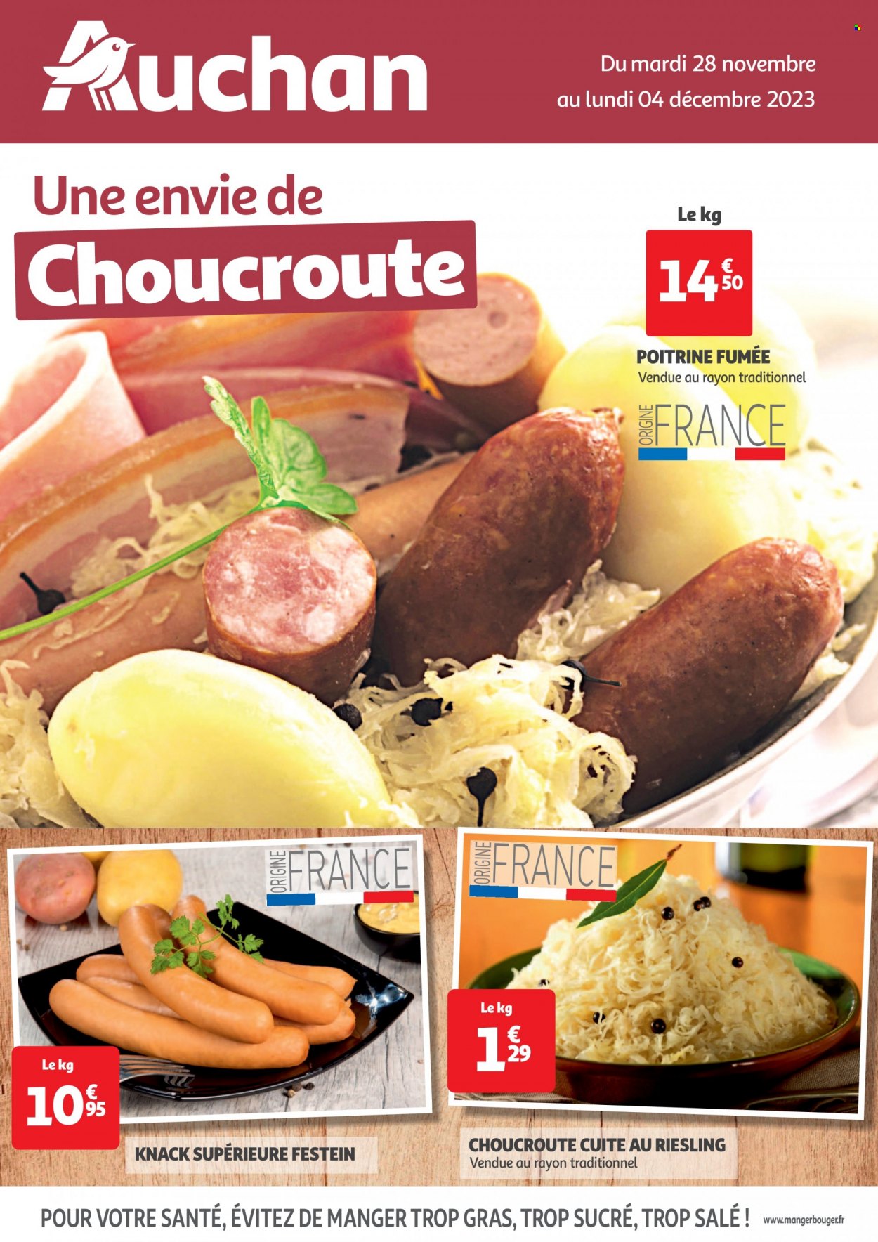 Catalogue Auchan - 28/11/2023 - 04/12/2023. Page 1