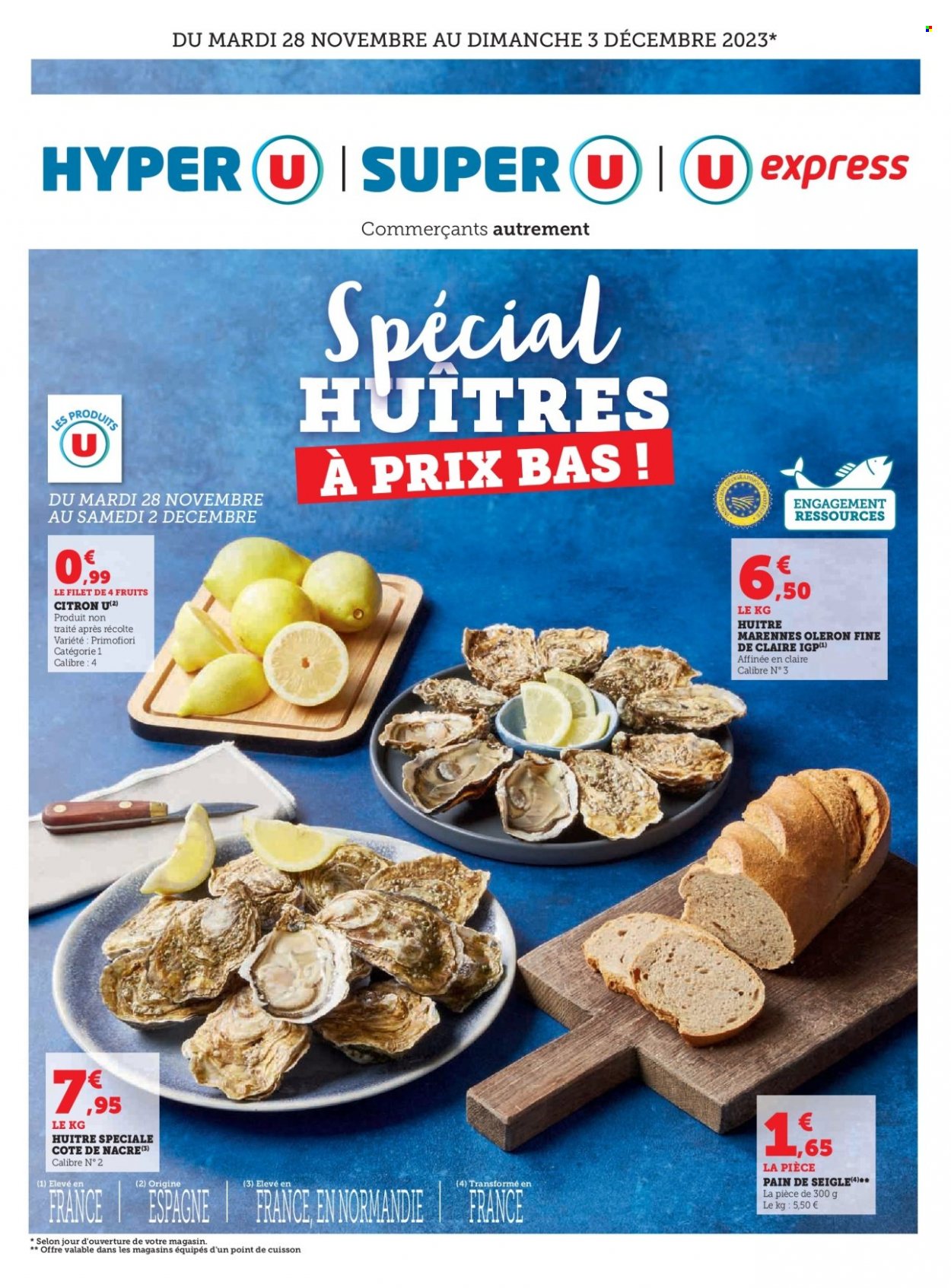 Catalogue Magasins U - 28/11/2023 - 03/12/2023. Page 1